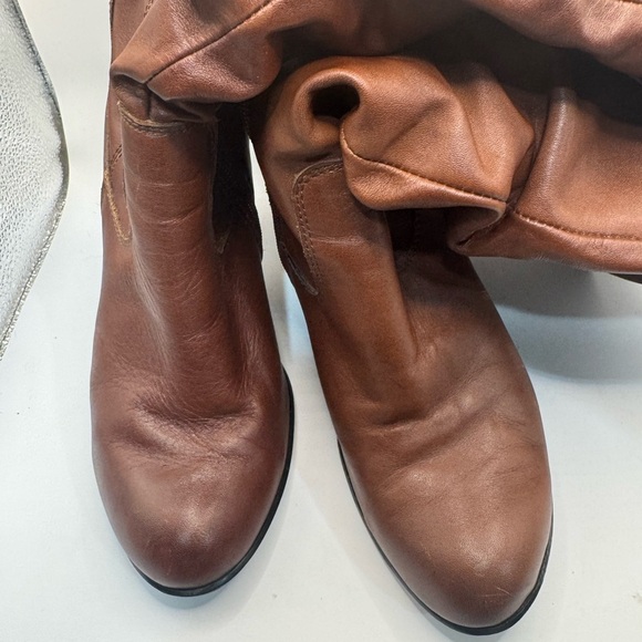 Aldo Dark Brown Leather Footwear - Picture 3 of 7